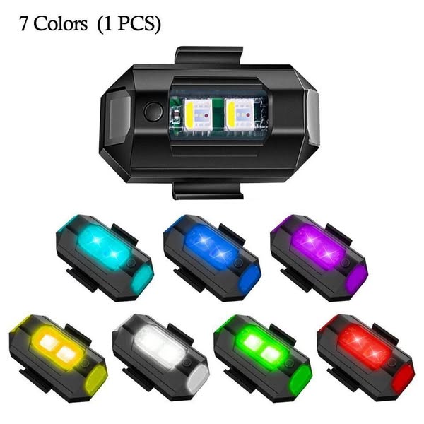 3 Pcs Universal Flashlight - Easy Installation, Multicolor Brightness